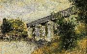 Claude Monet The Railway Bridge at Argenteuil Spain oil painting artist